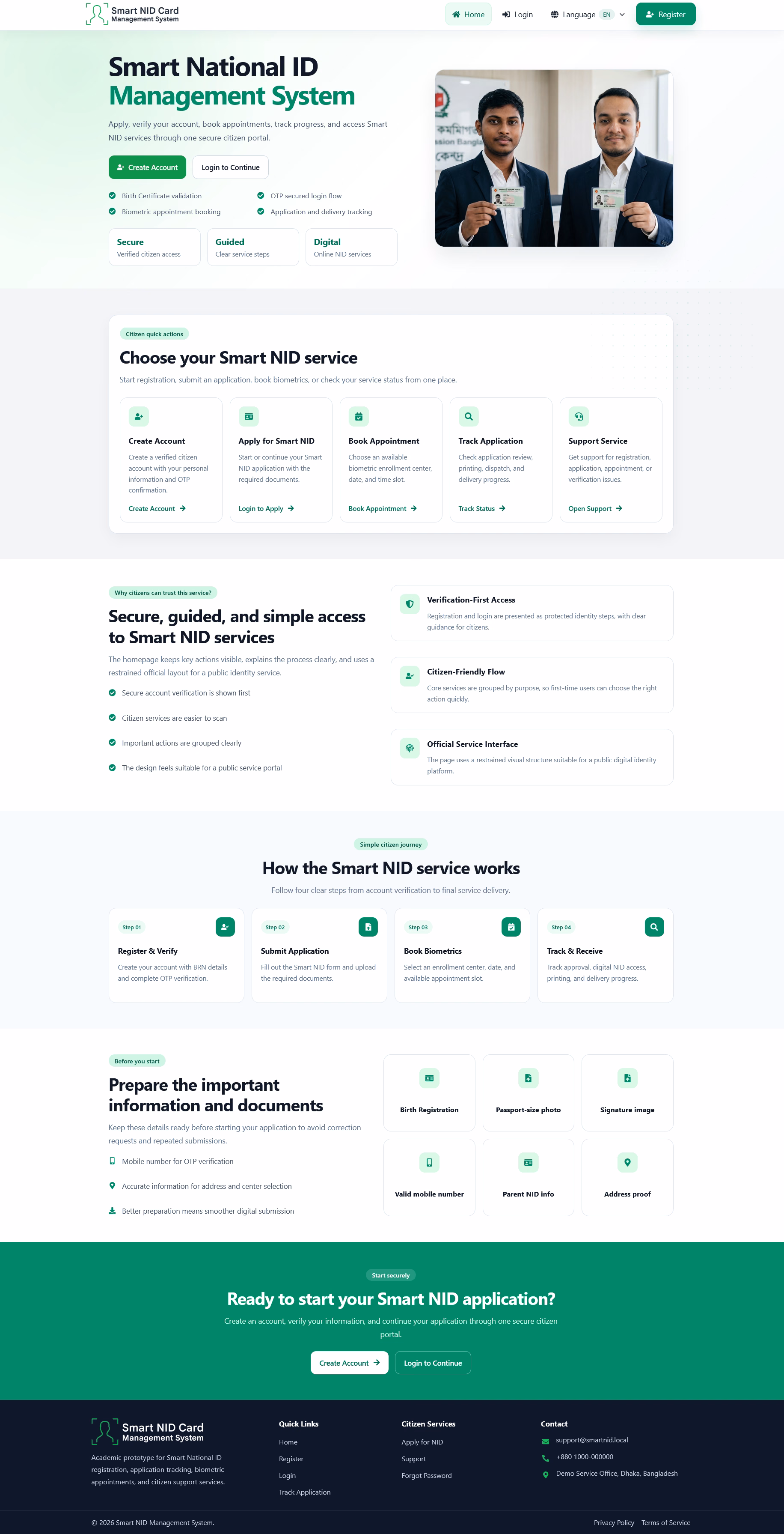Smart National ID Management System preview
